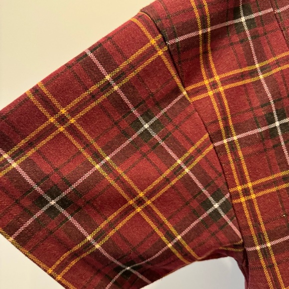 ZARA Plaid Oversized Tunic Top - Picture 4 of 7